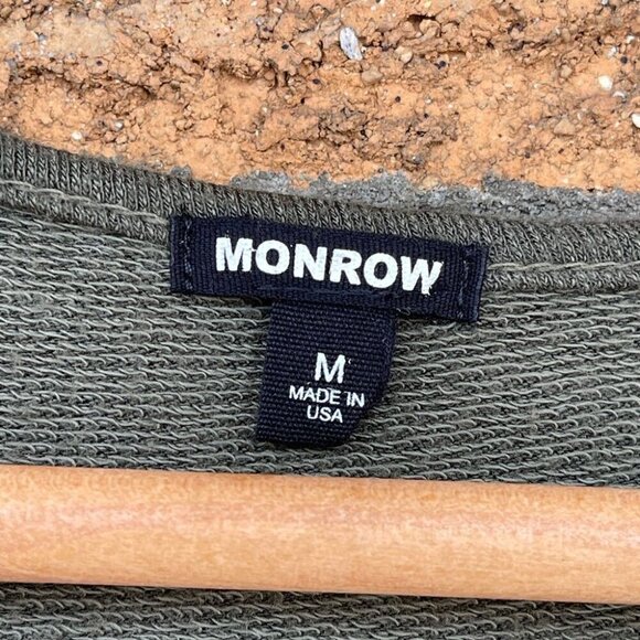 Monrow Supersoft V Dress in Hunter Green M - Picture 5 of 10